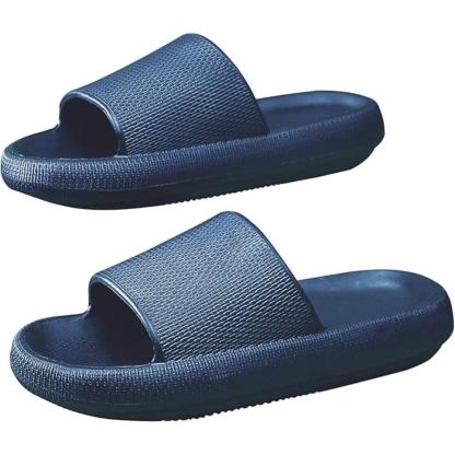 Comfy Cushioned Thick Sole Slides – All Day Support-Cloud Cushion Slides