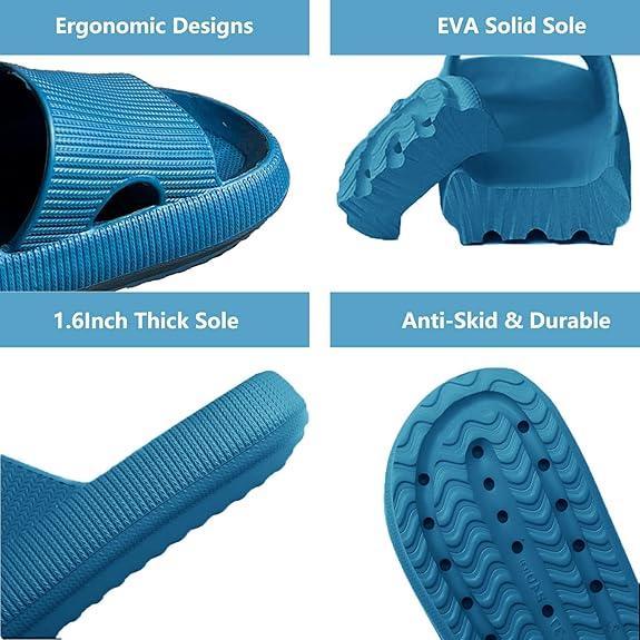 Cushioned Slippers - Perfect for Indoor and Outdoor Use - Cloud Cushion Slides