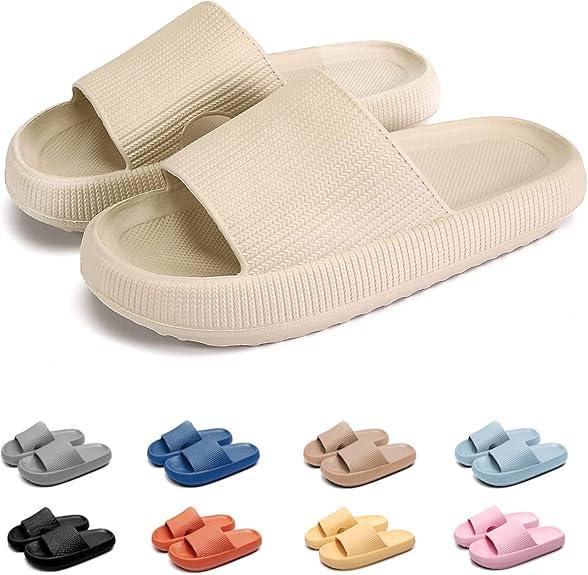 Quick Dry Summer Slides – Lightweight Comfort for All Day Wear - Cloud Cushion Slides