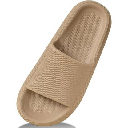 Comfy Cushioned Thick Sole Slides – All Day Support-Cloud Cushion Slides