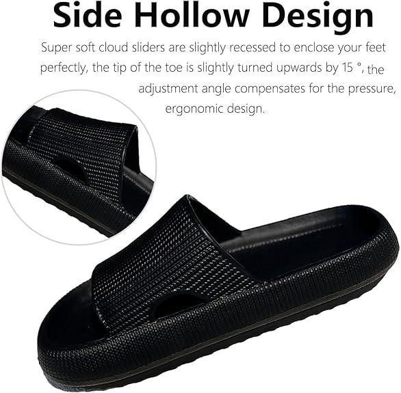 Cushioned Slippers - Perfect for Indoor and Outdoor Use - Cloud Cushion Slides