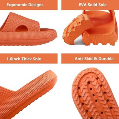 Cushioned Slippers - Perfect for Indoor and Outdoor Use - Cloud Cushion Slides