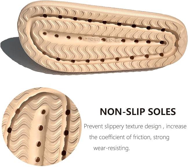Cushioned Slippers - Perfect for Indoor and Outdoor Use - Cloud Cushion Slides