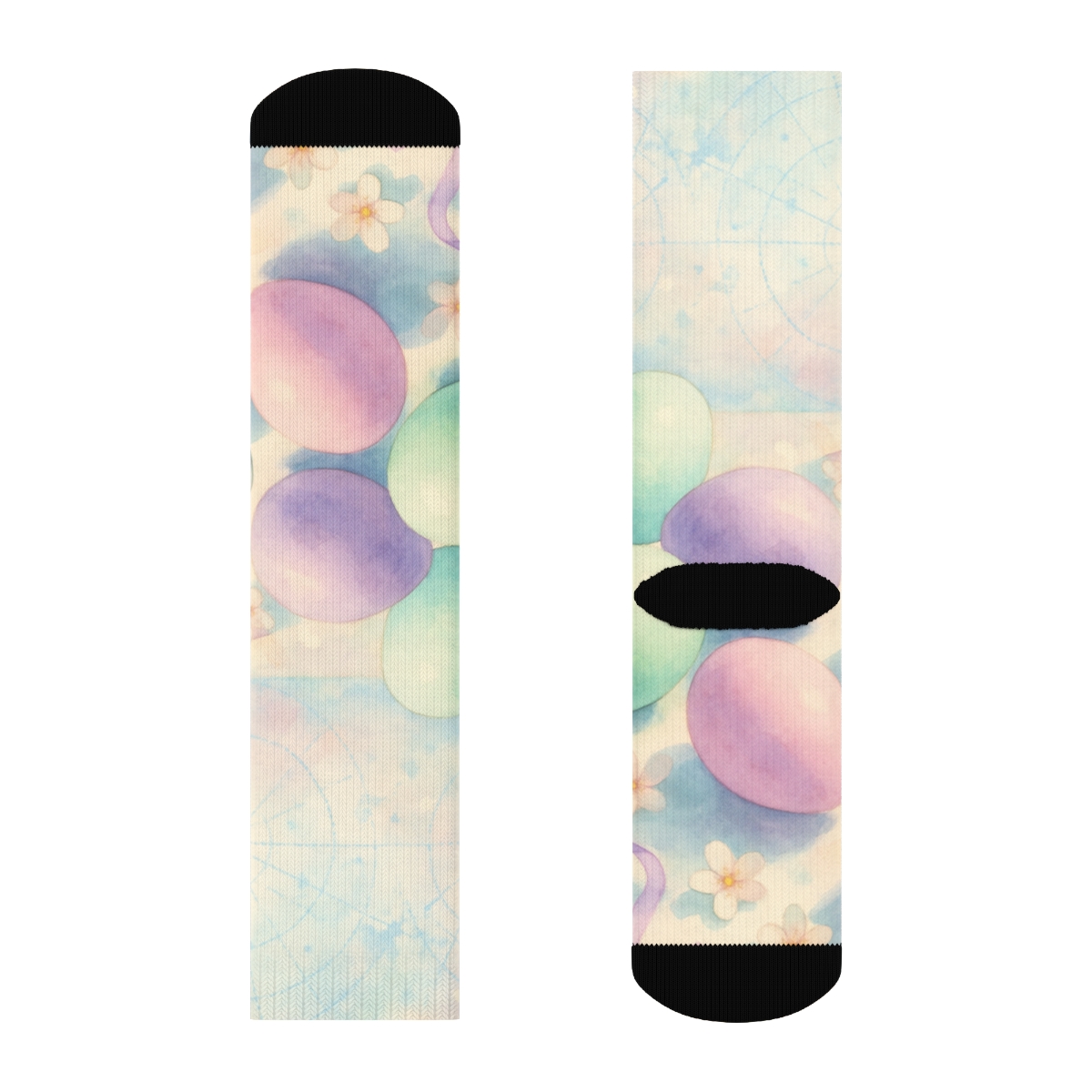 Spring Ribbon Egg Constellation designer logo socks
