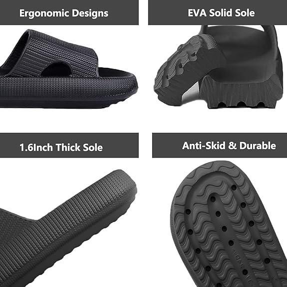 Cushioned Slippers - Perfect for Indoor and Outdoor Use - Cloud Cushion Slides