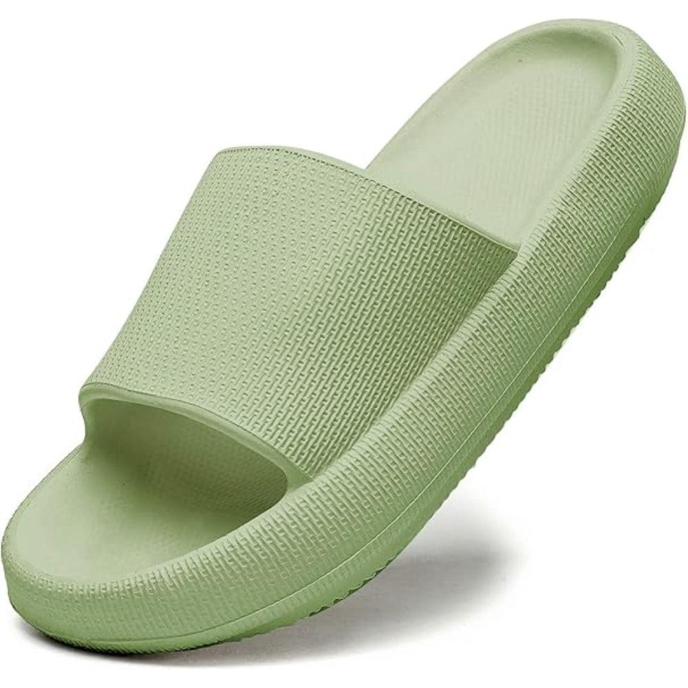 Comfy Cushioned Thick Sole Slides – All Day Support-Cloud Cushion Slides