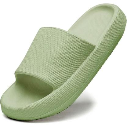 Comfy Cushioned Thick Sole Slides – All Day Support-Cloud Cushion Slides