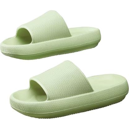 Comfy Cushioned Thick Sole Slides – All Day Support-Cloud Cushion Slides