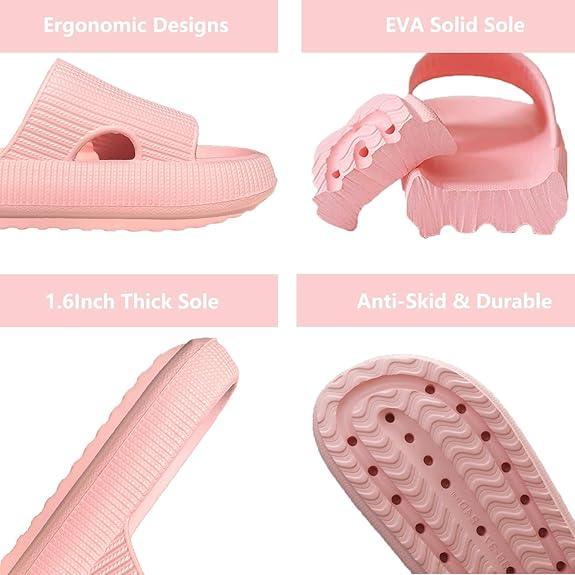 Cushioned Slippers - Perfect for Indoor and Outdoor Use - Cloud Cushion Slides