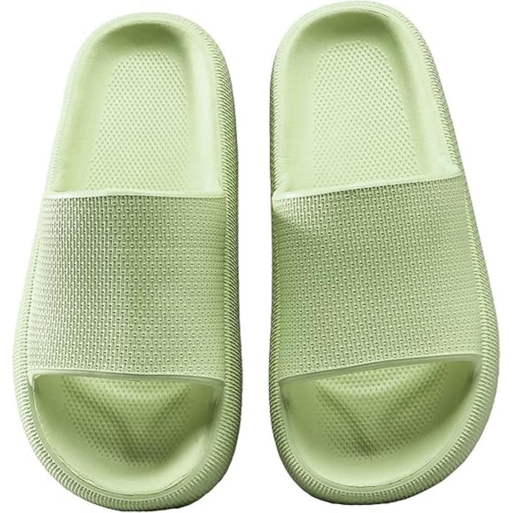 Comfy Cushioned Thick Sole Slides – All Day Support-Cloud Cushion Slides