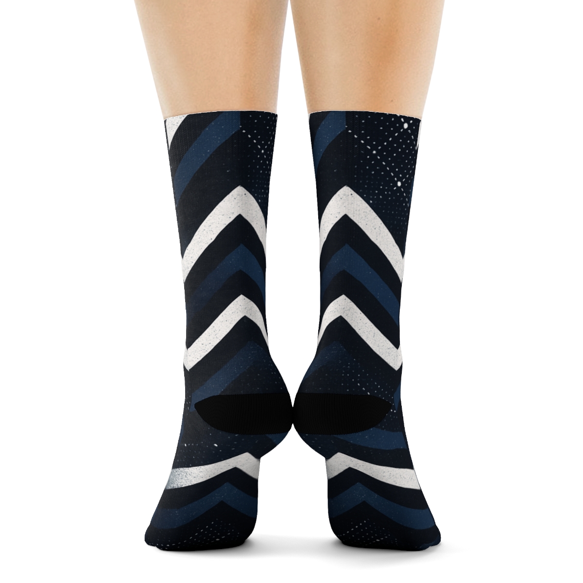 Stellar Chevron Interference comfortable cotton socks