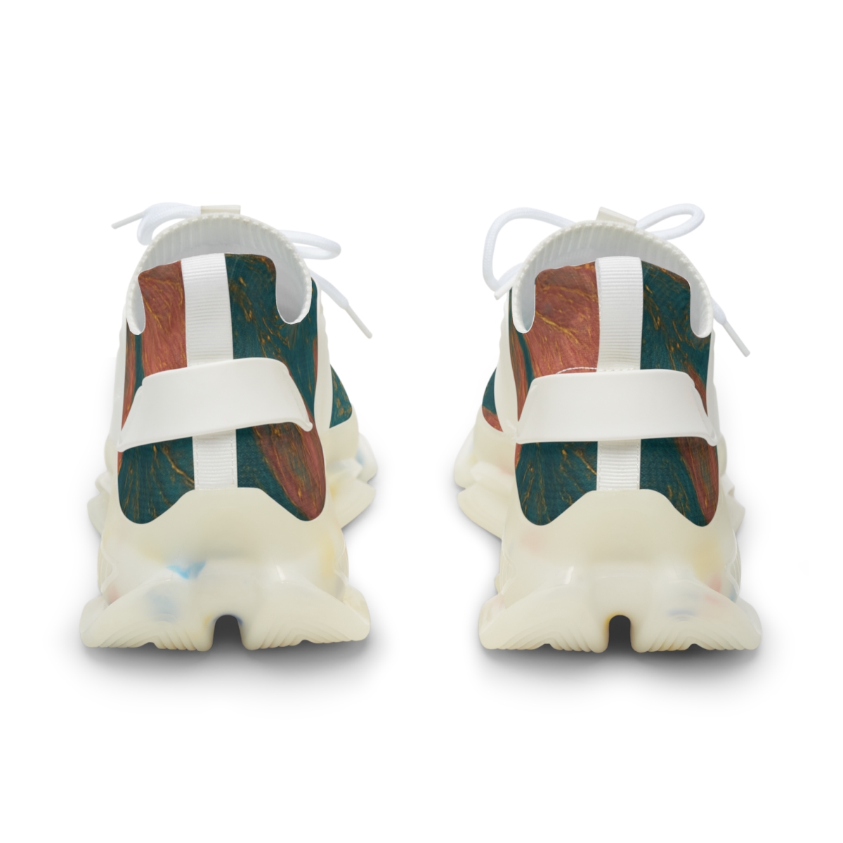 Petal Spiral Mosaic comfortable running sneakers