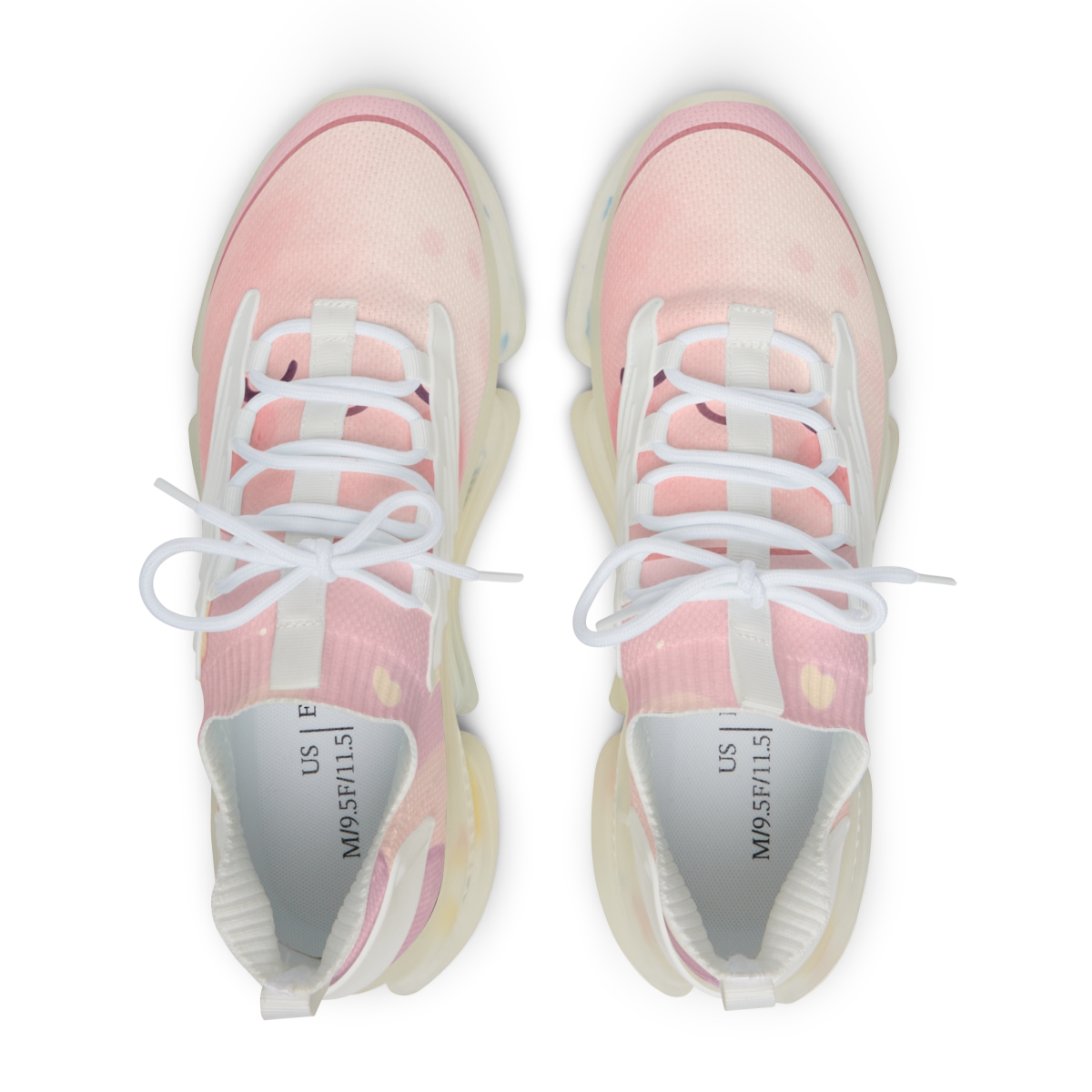 Sleepy Strawberry Milk Moon custom sneakers