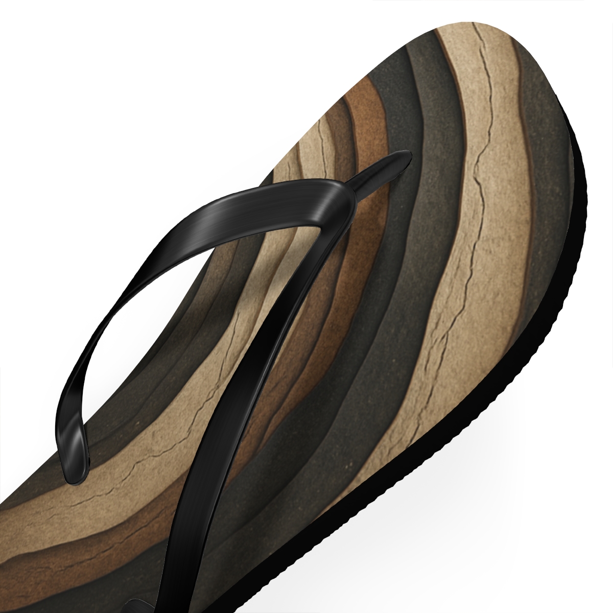 Strata Vortex Weave unique graphic flip flops