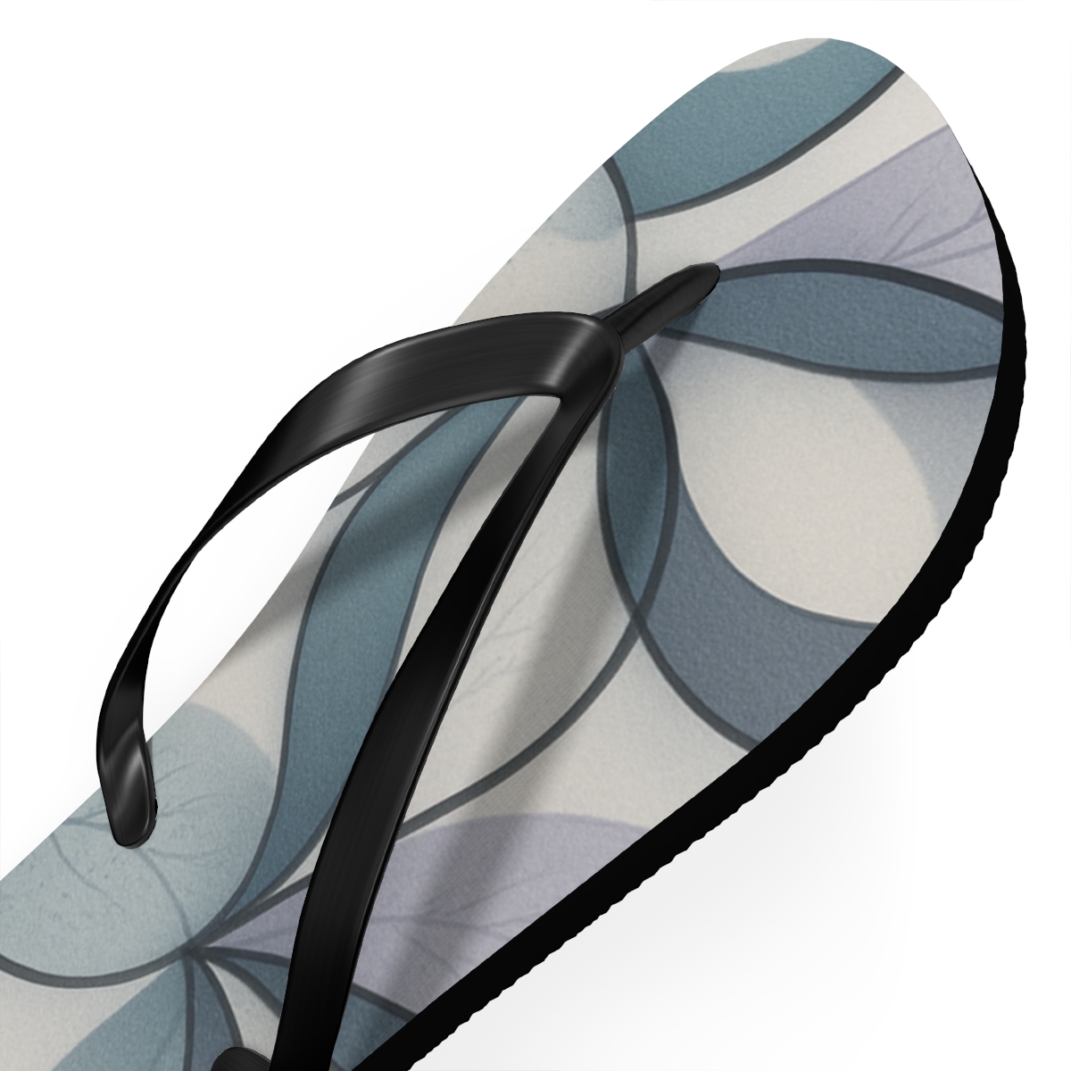 Orchid Fractal Ribbon Weave custom flip flops