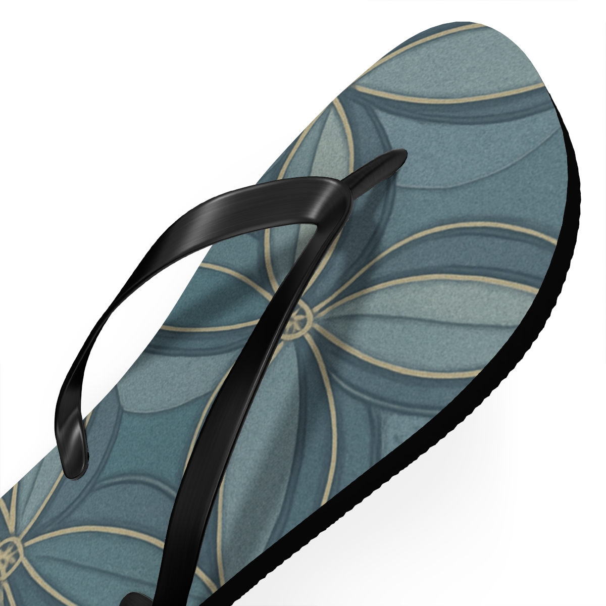 Camellia Lattice Drift colorful rubber flip flops