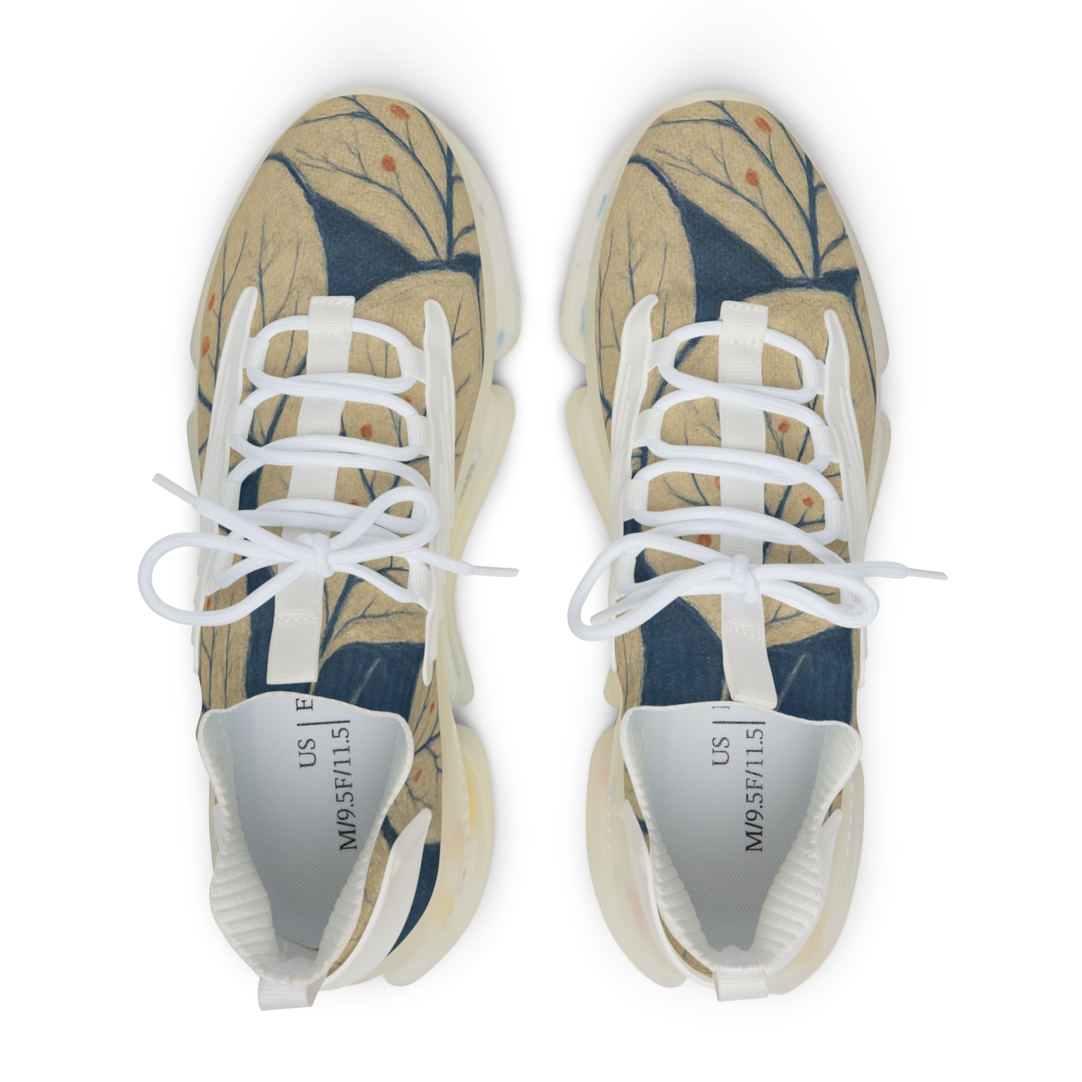 Petal Vein Lattice trendy fashion sneakers