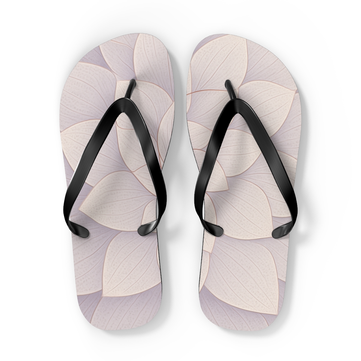 Lotus Vein Spiral Net soft sole flip flops