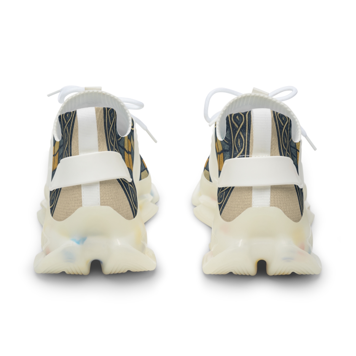 Fractal Spoke Mosaic premium sport sneakers