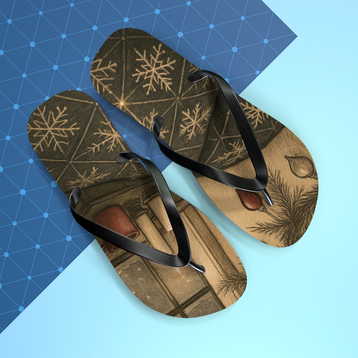 Winter Hearth Snowflake Constellation Quilt stylish summer flip flops