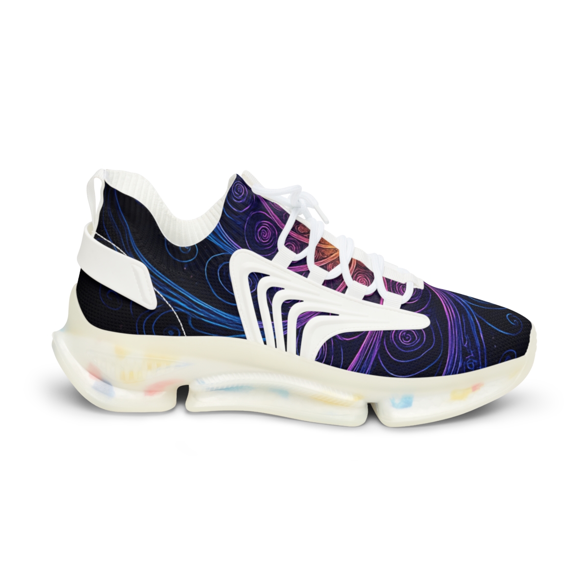 Galactic Spiral Rosette premium sport sneakers