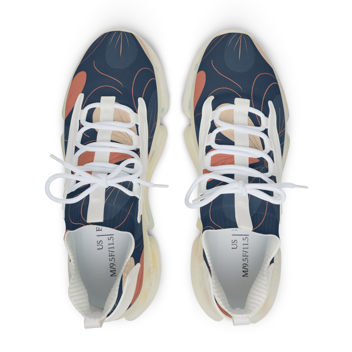 Orchid Pulse Tessellation personalized athletic sneakers