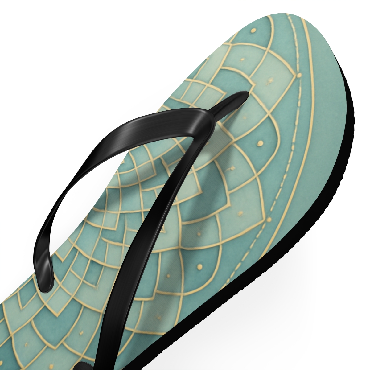 Radial Petal Lattice soft sole flip flops