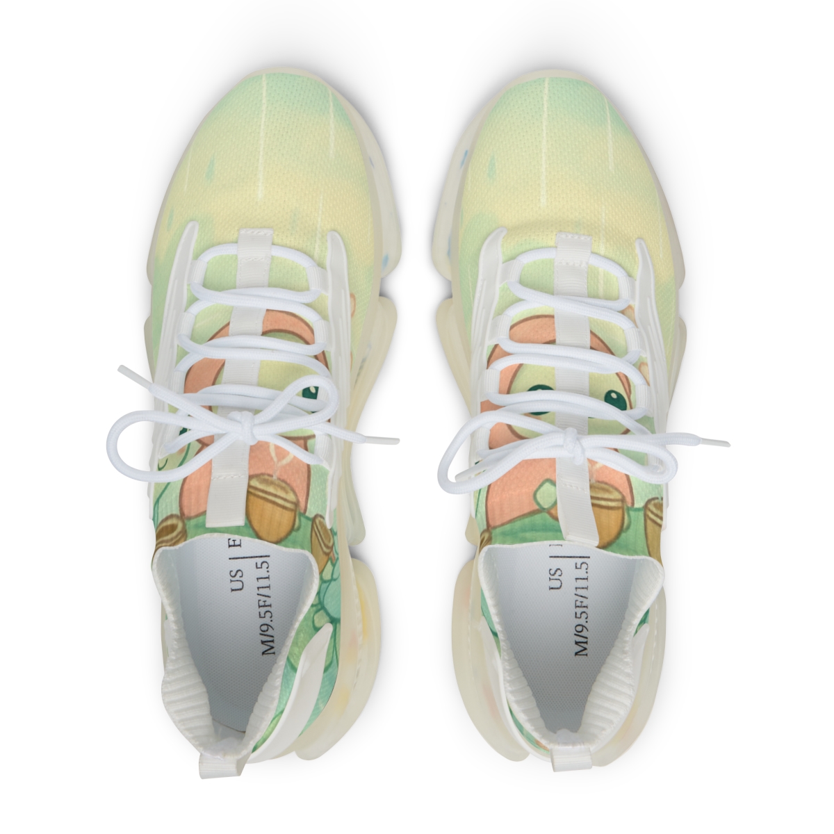 Raincoat Tadpole Tea Party unique printed sneakers