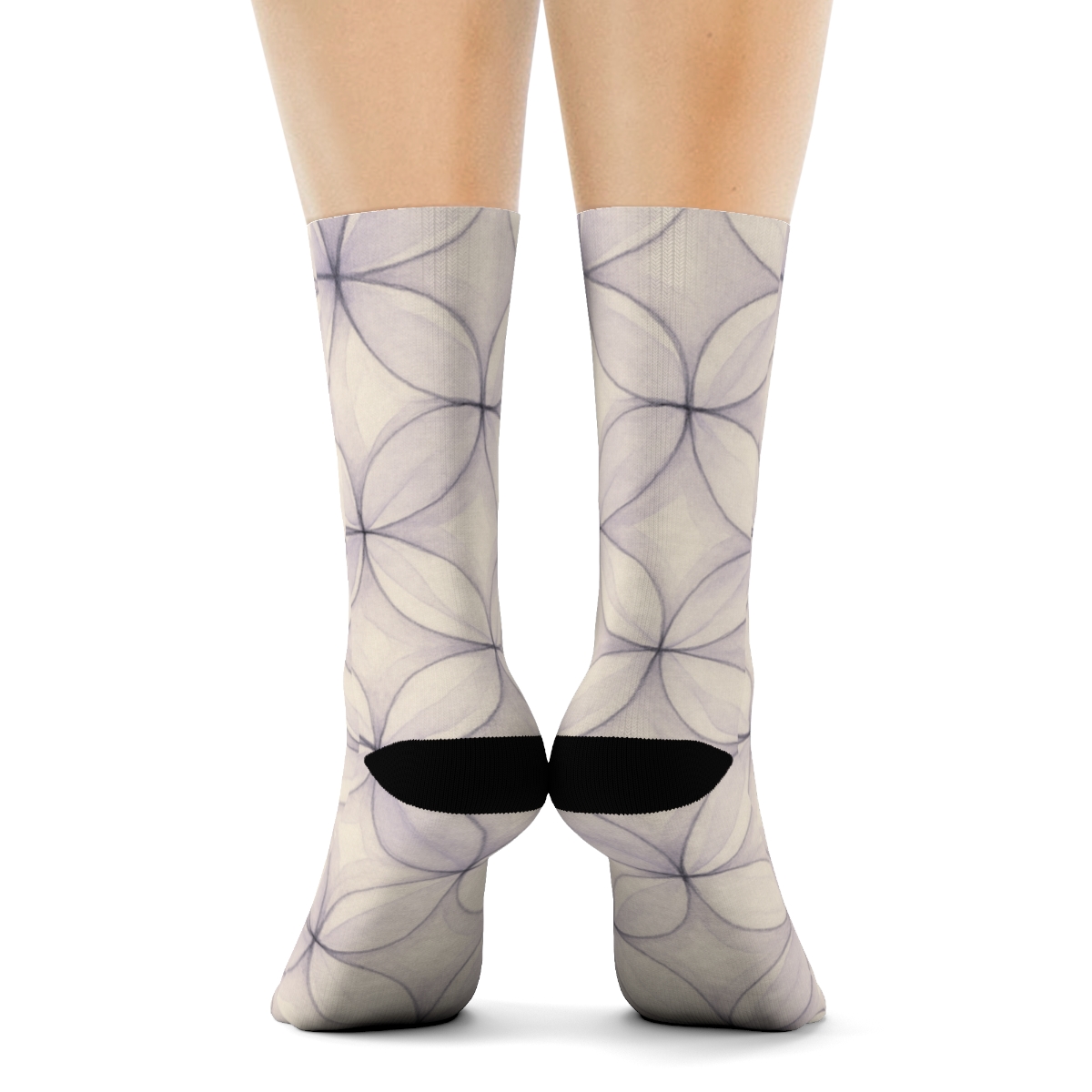 Orchid Veil Lattice sports performance socks