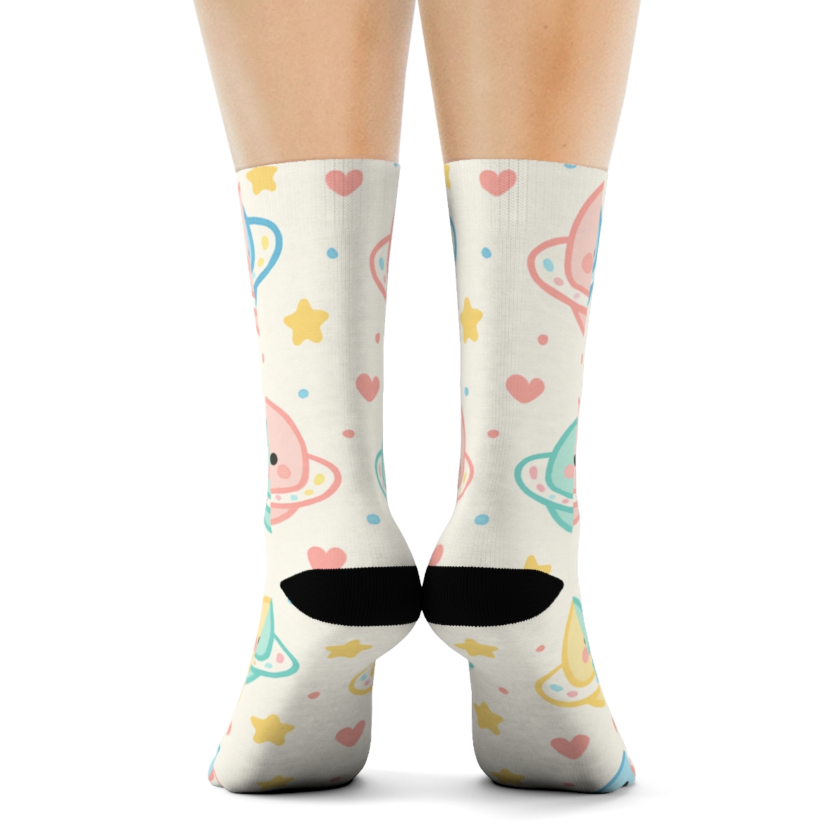 Pastel Orbit Sprinkle Pattern custom socks
