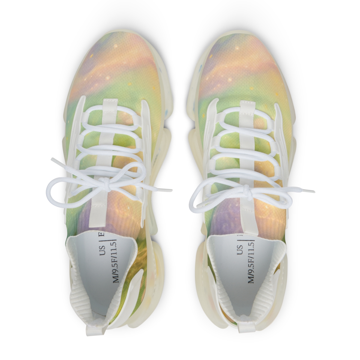Spring Equinox Painted Egg Nebula stylish casual sneakers