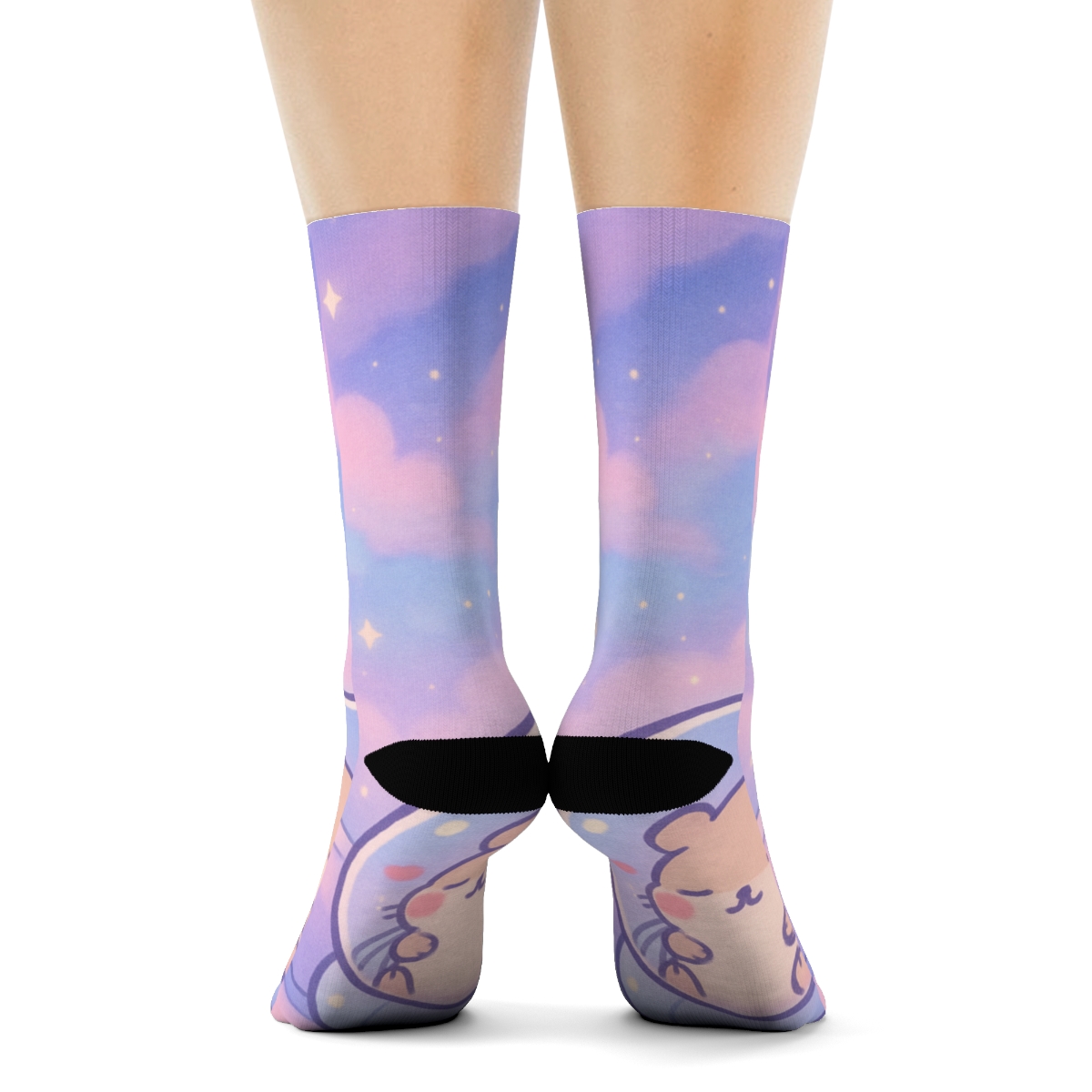Nebula Naptime Hamster Pod designer logo socks