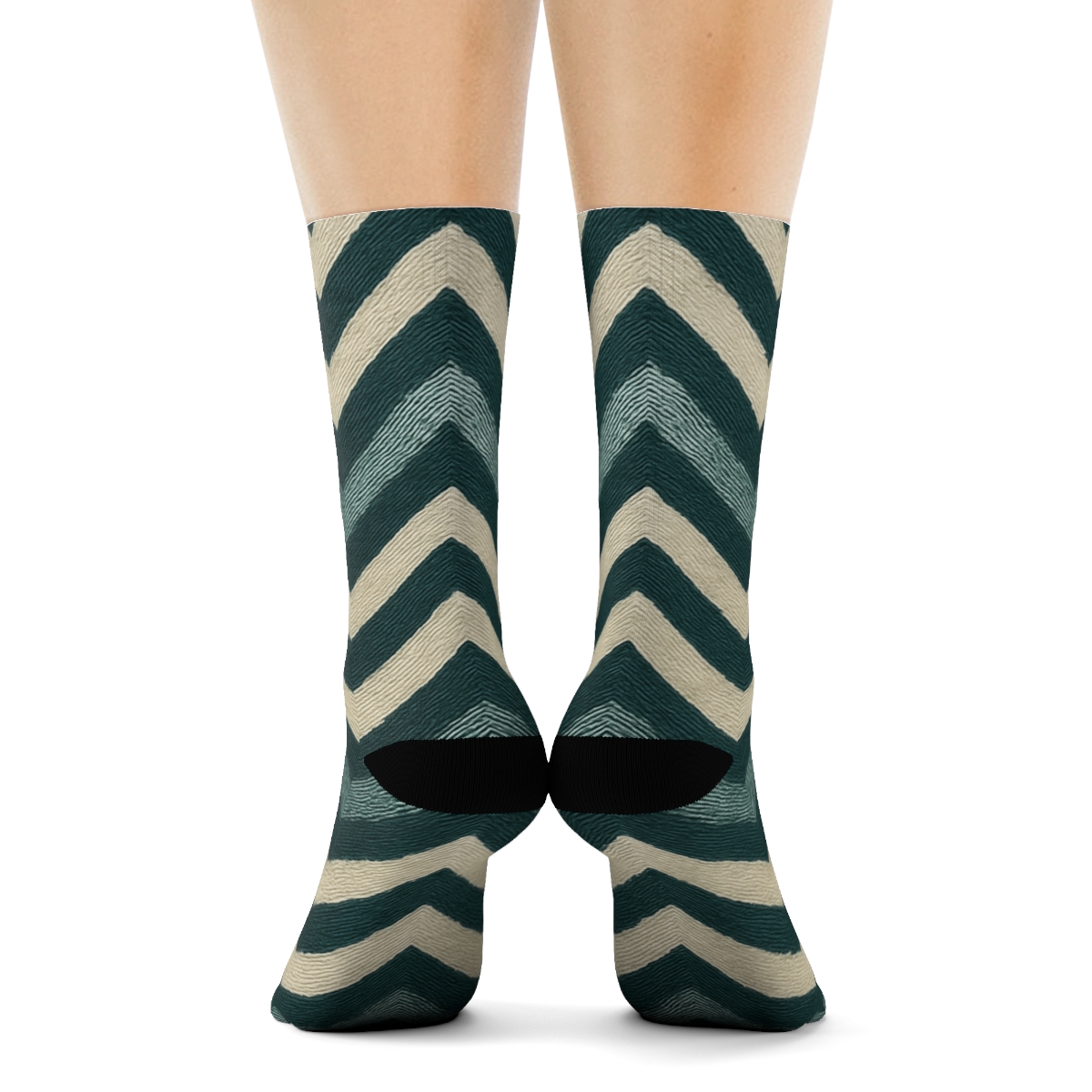 Moire Chevron Resonance sports performance socks