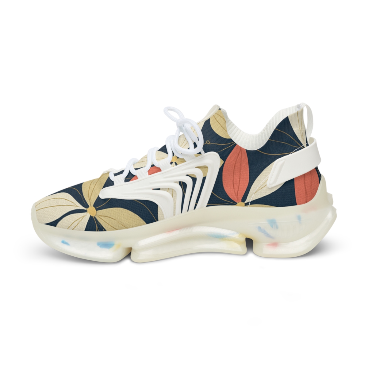 Orchid Loop Tessellation personalized athletic sneakers