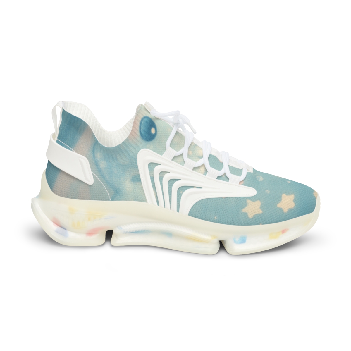 Moonlit Bubble Whale Dream trendy fashion sneakers