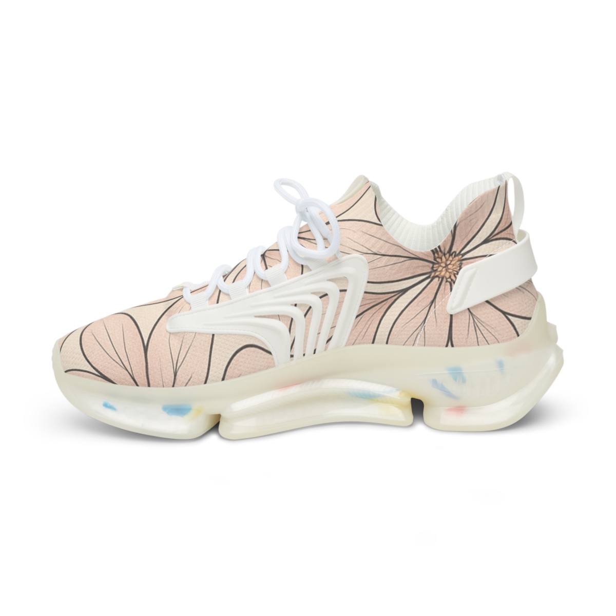 Camellia Lattice Drift custom sneakers