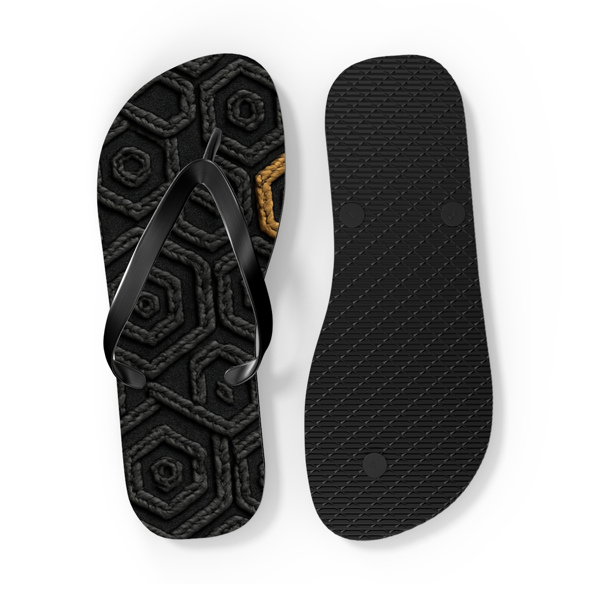 Hex Weave Gradient Tessellation stylish summer flip flops