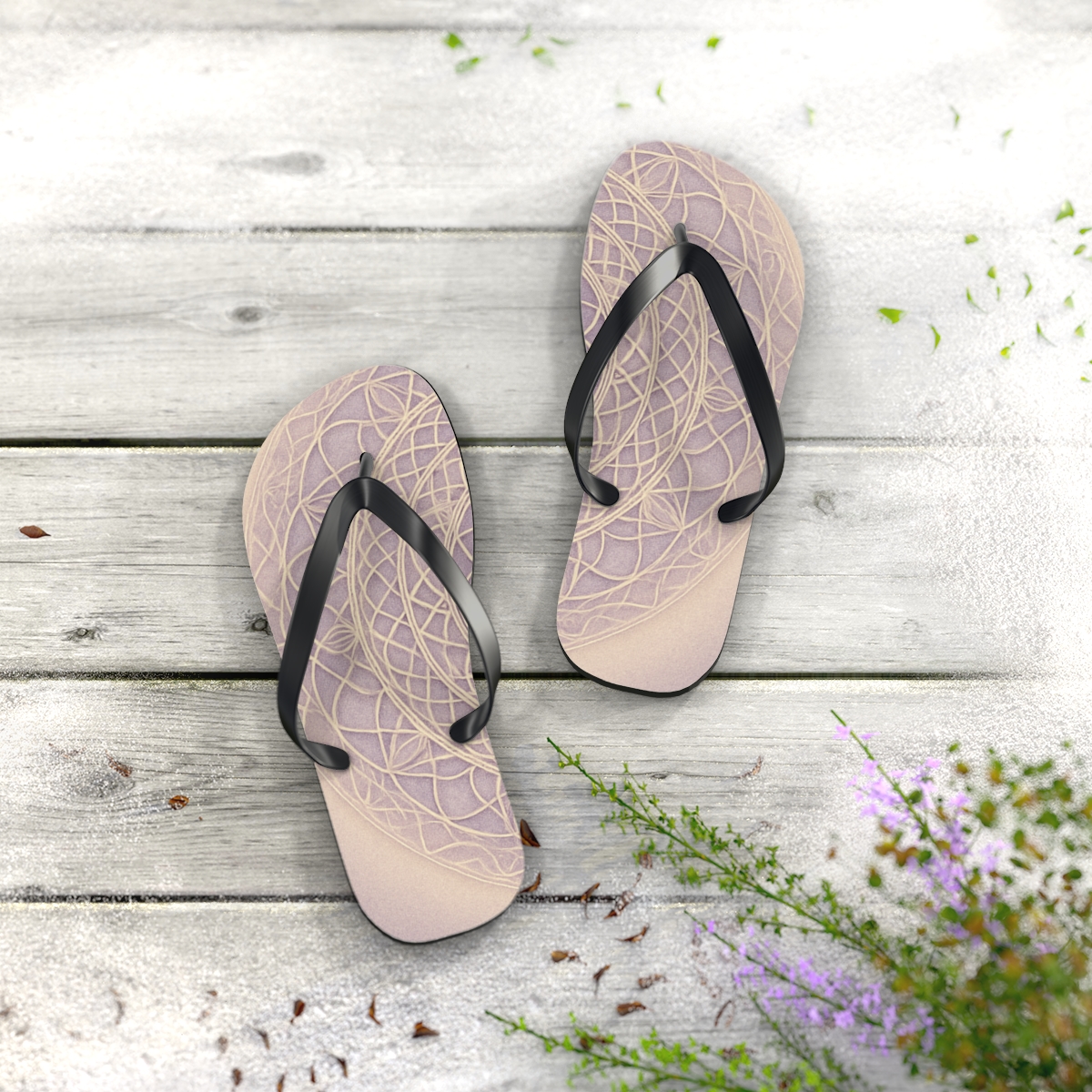 Lavender Harmony Sunsteps Flip Flops
