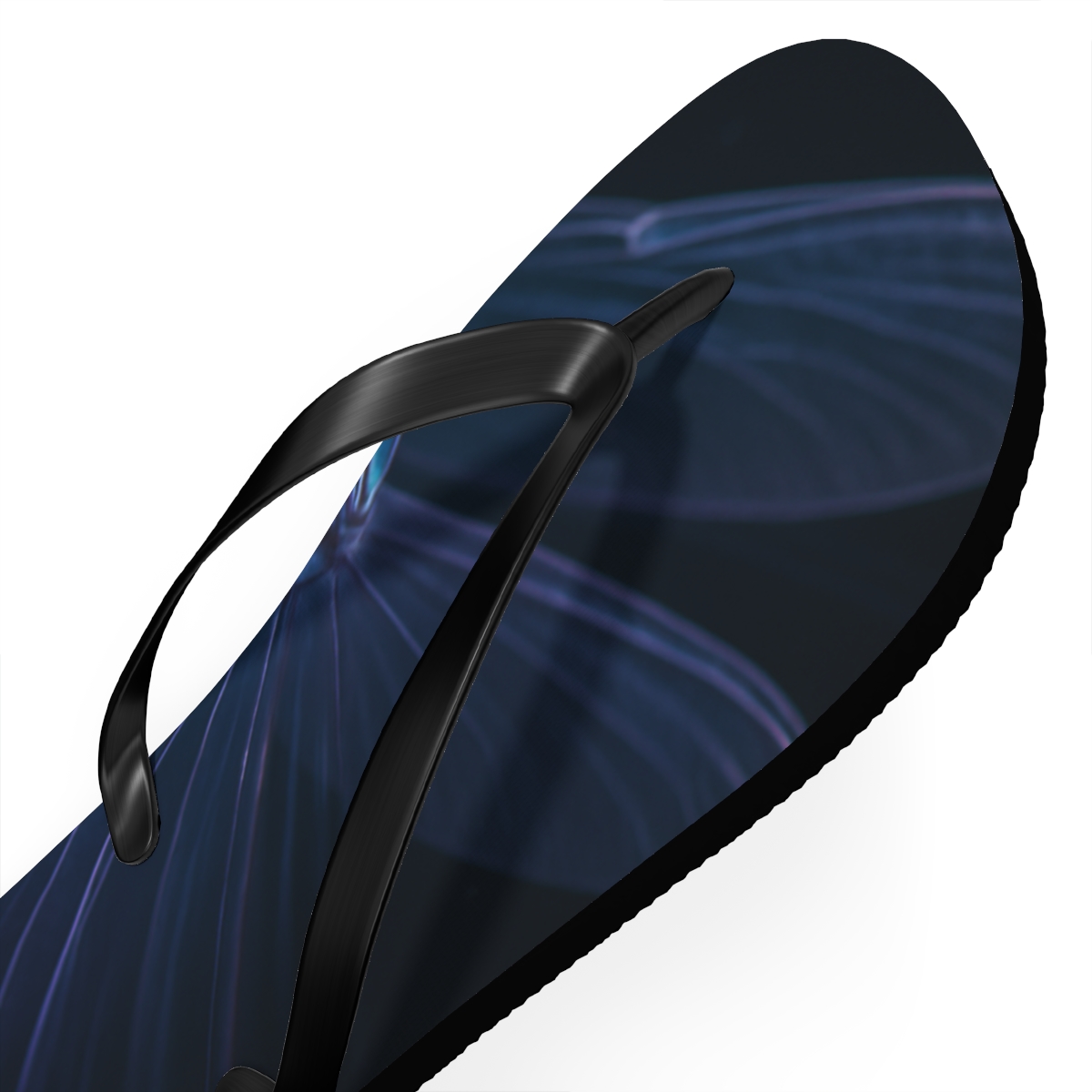 Dragonfly Wingbeat Parallax comfortable casual flip flops