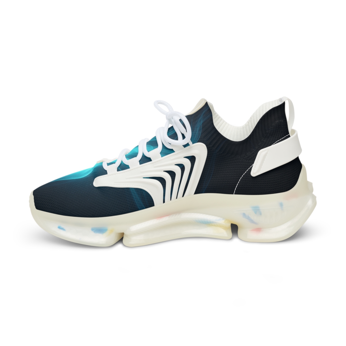 Luminescent Drift Of The Jellyfish personalized athletic sneakers