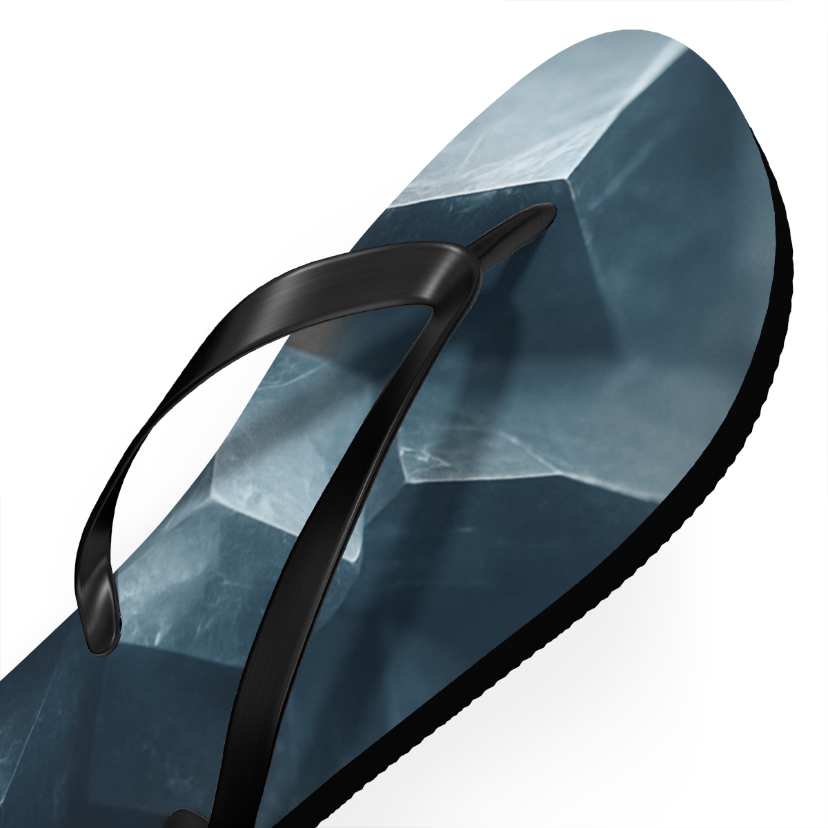 Mineral Facet Tessellation Drift custom flip flops