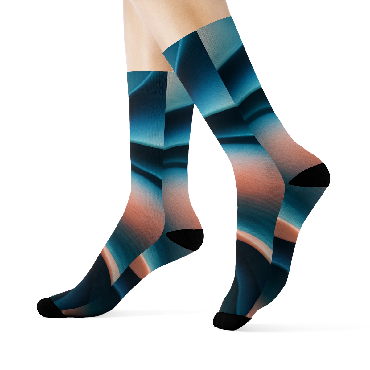 Chromatophore Mirage Of The Cuttlefish personalized cozy socks