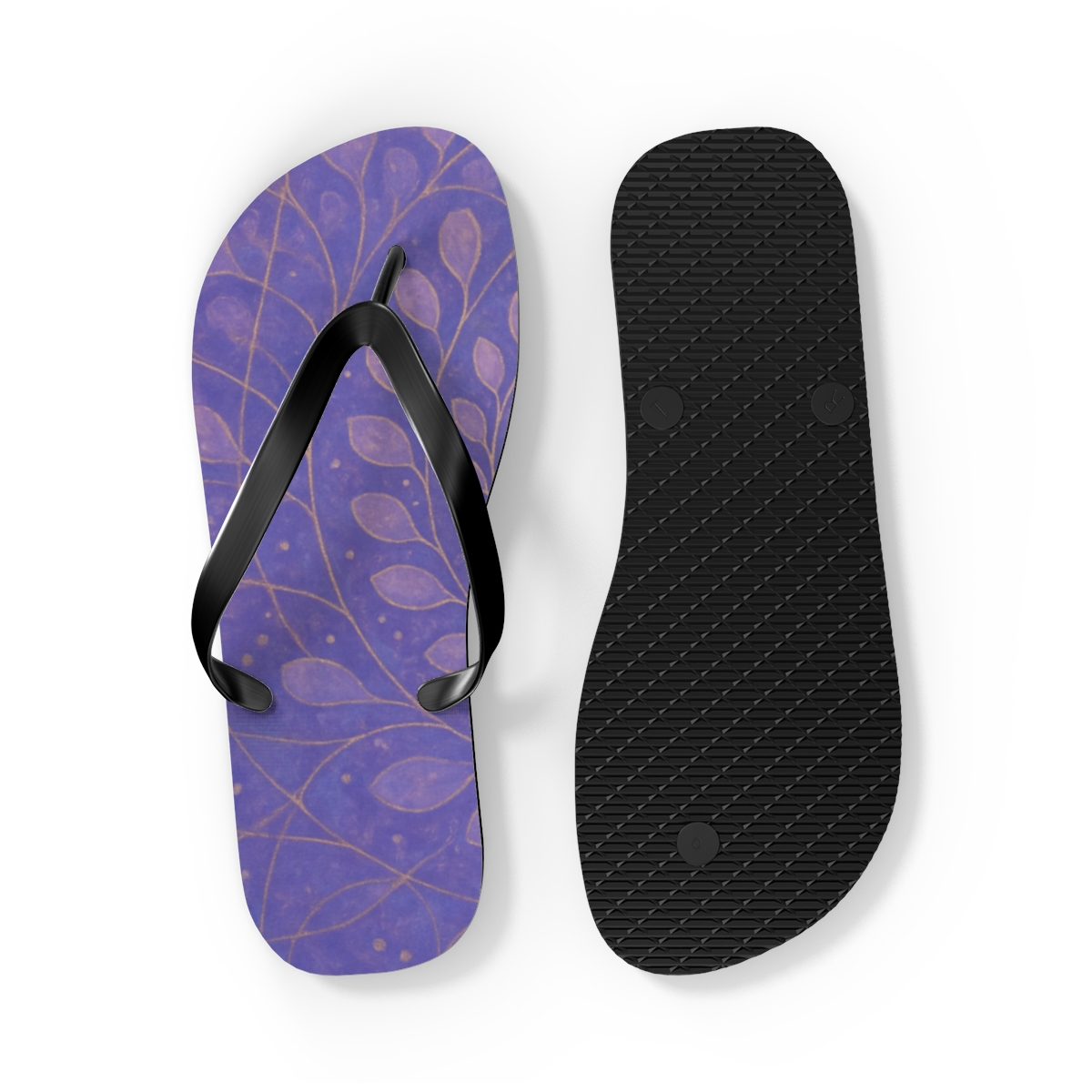 Lavender Bloom Reverie Flip Flops