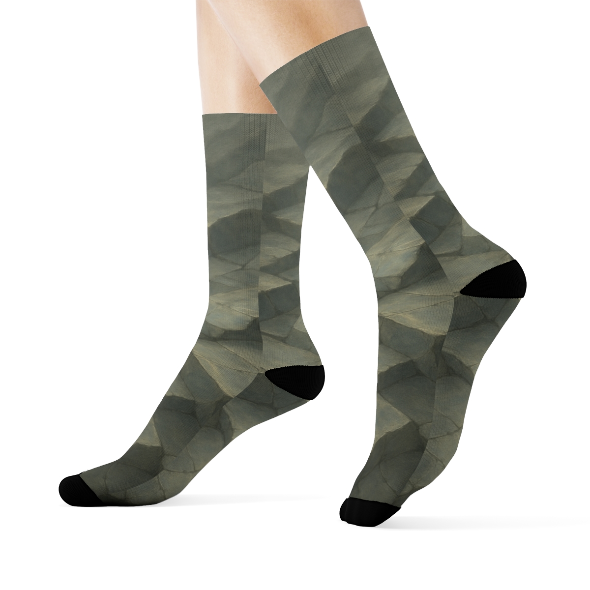 Mineral Facet Driftfield designer logo socks