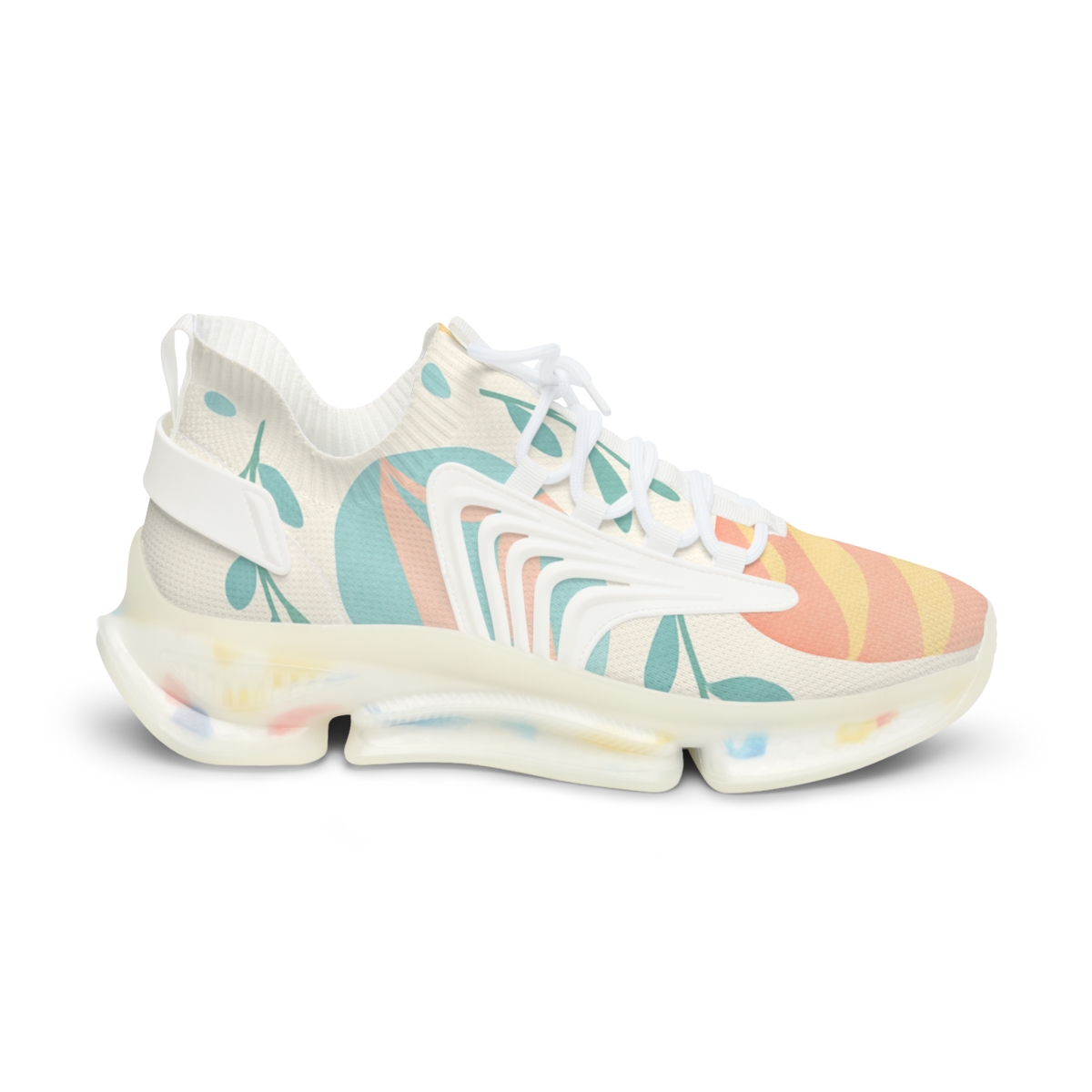 Spring Ribbon Egg Orbit custom sneakers
