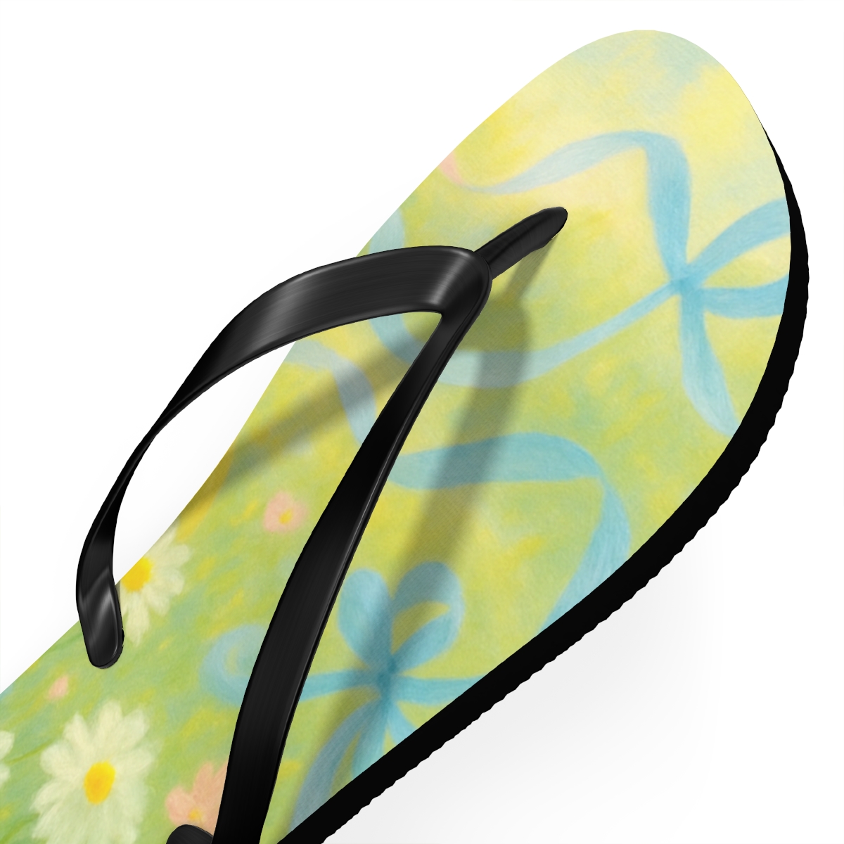 Spring Ribbon Meadow stylish summer flip flops