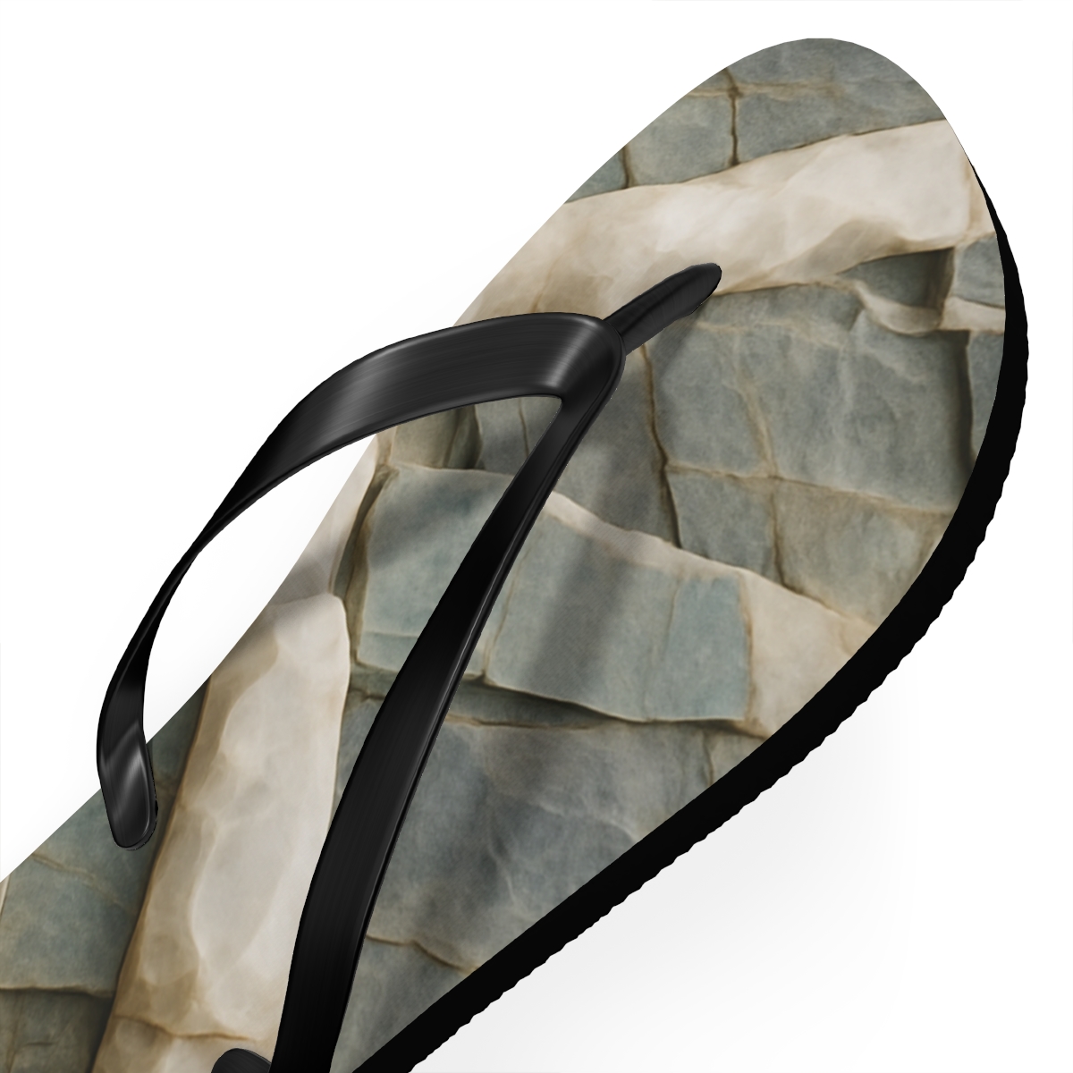 Quartz Vein Tessellation unique graphic flip flops