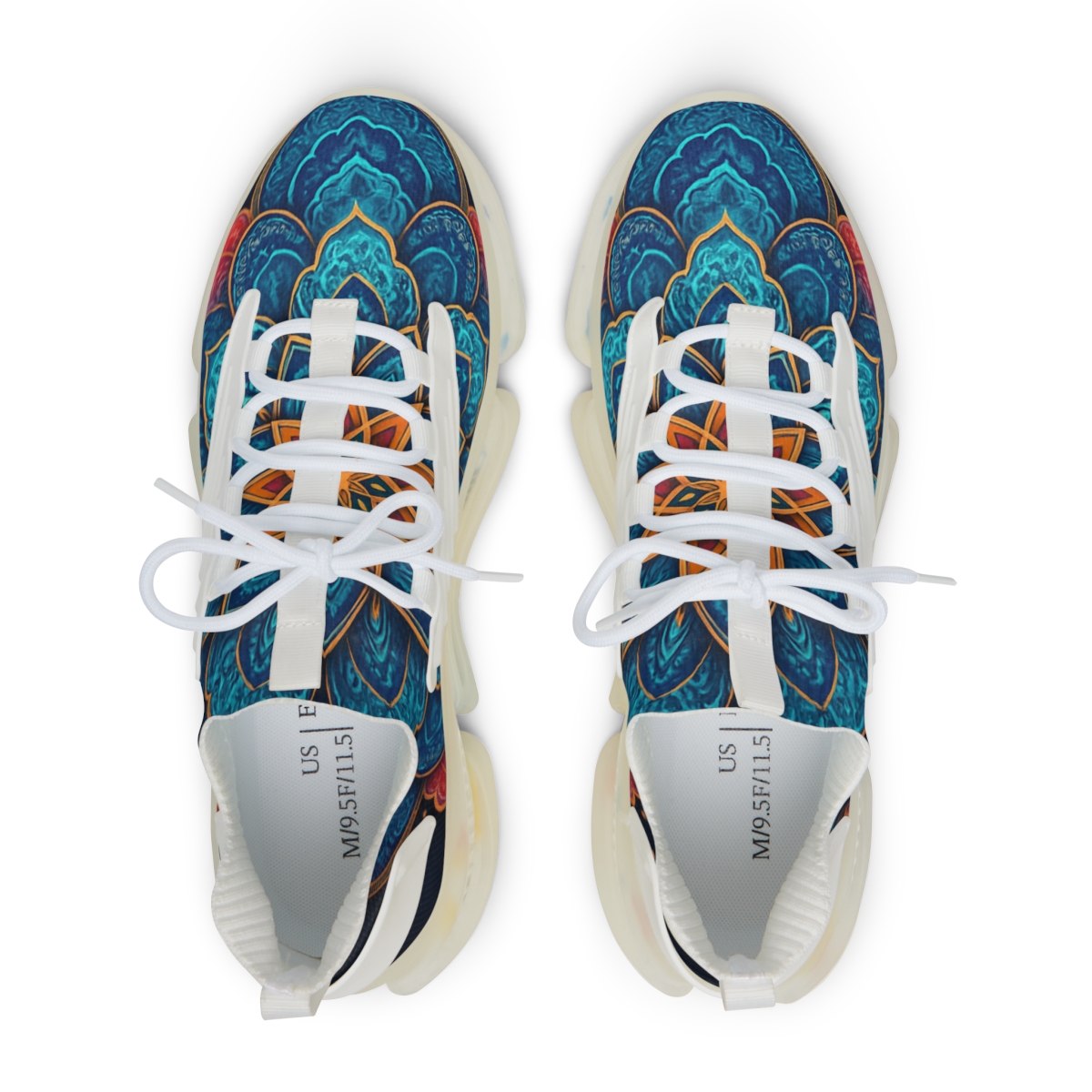 Prismatic Fractal Rosette Constellation designer branded sneakers