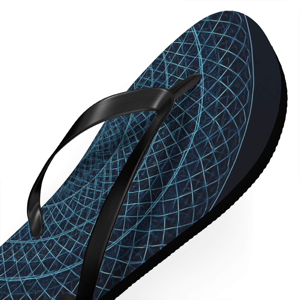 Prismatic Orbit Lattice soft sole flip flops