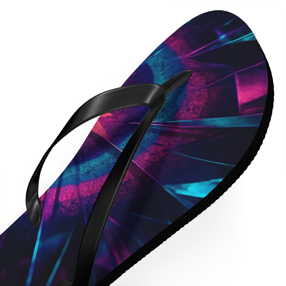 Mantis Shrimp Prism Strike colorful rubber flip flops